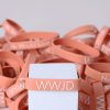 Bracelet Silicone - Wwjd He Would Lt - Terracotta - Pk100 | Swanson Christian Products