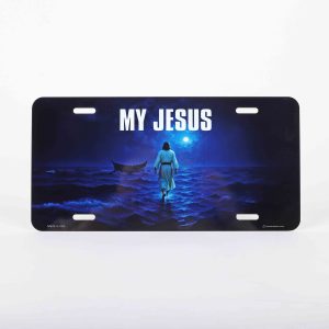 Autotag – Jesus Walks On Water – Christian License Plate