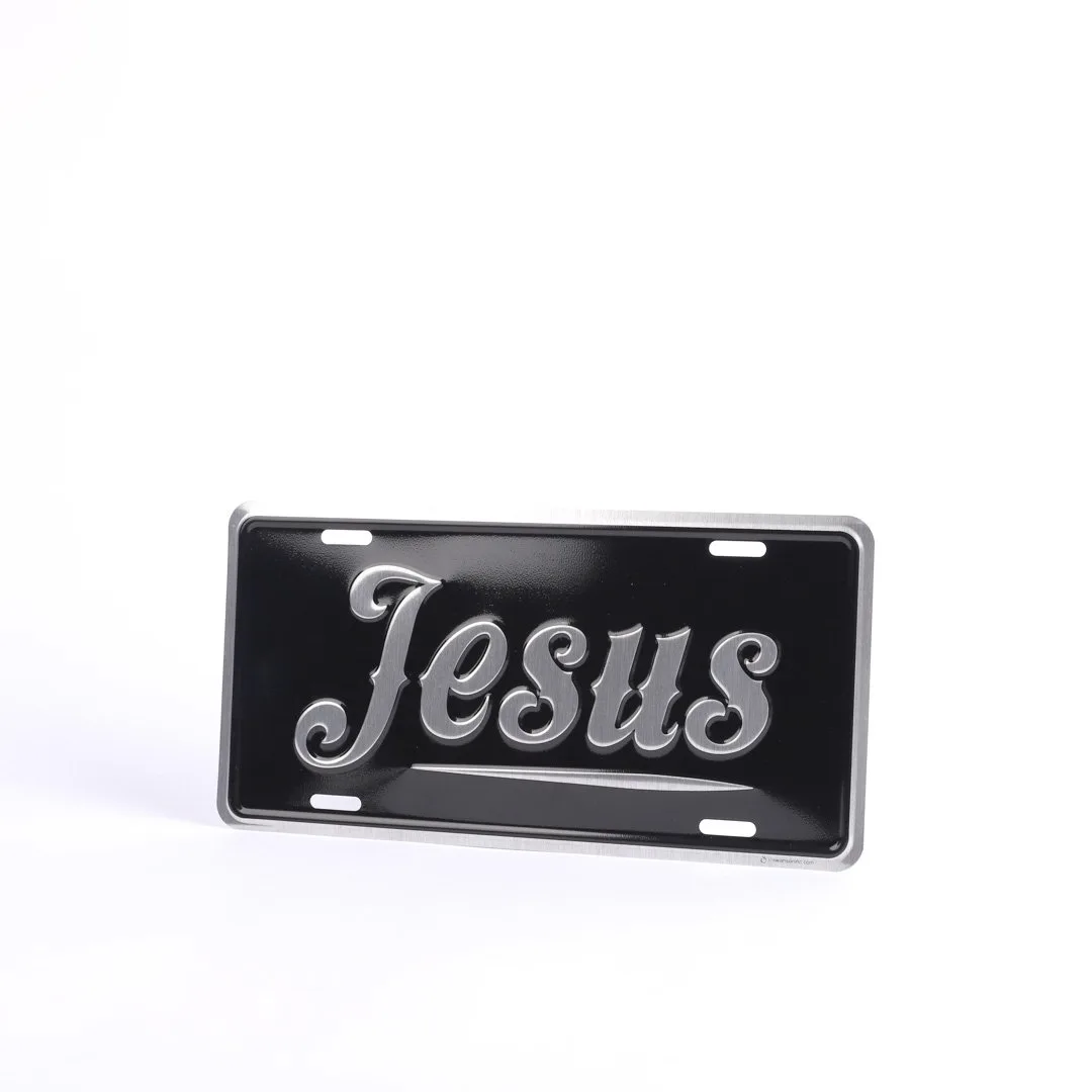 Autotag- Jesus Silver- Swanson Christian Products