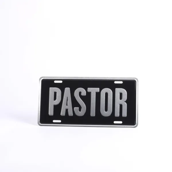 Autotag Deluxe - Pastor - Silver | Swanson Christian Products