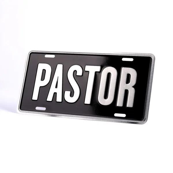 Autotag Deluxe - Pastor - Silver | Swanson Christian Products
