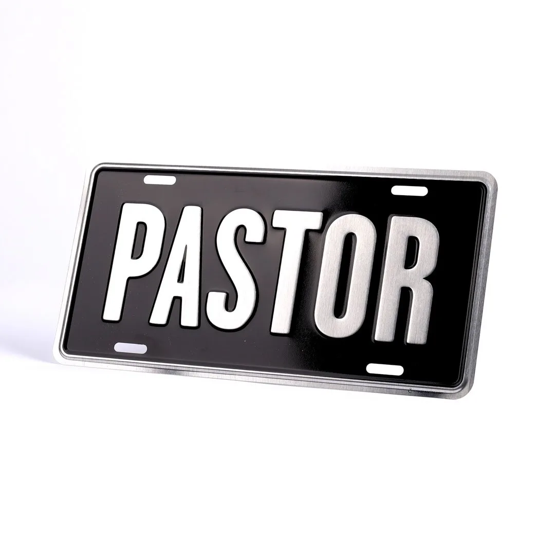 Autotag Deluxe - Pastor - Silver | Swanson Christian Products