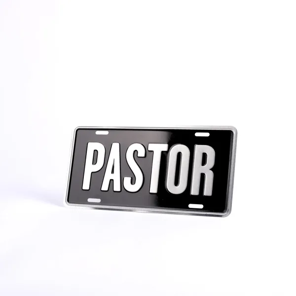 Autotag Deluxe - Pastor - Silver | Swanson Christian Products