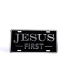 Autotag Deluxe Jesus First Silver- Swanson Christian Products