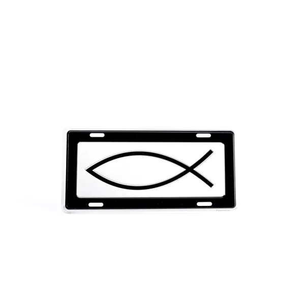 Autotag Deluxe - Fish - Silver | Swanson Christian Products