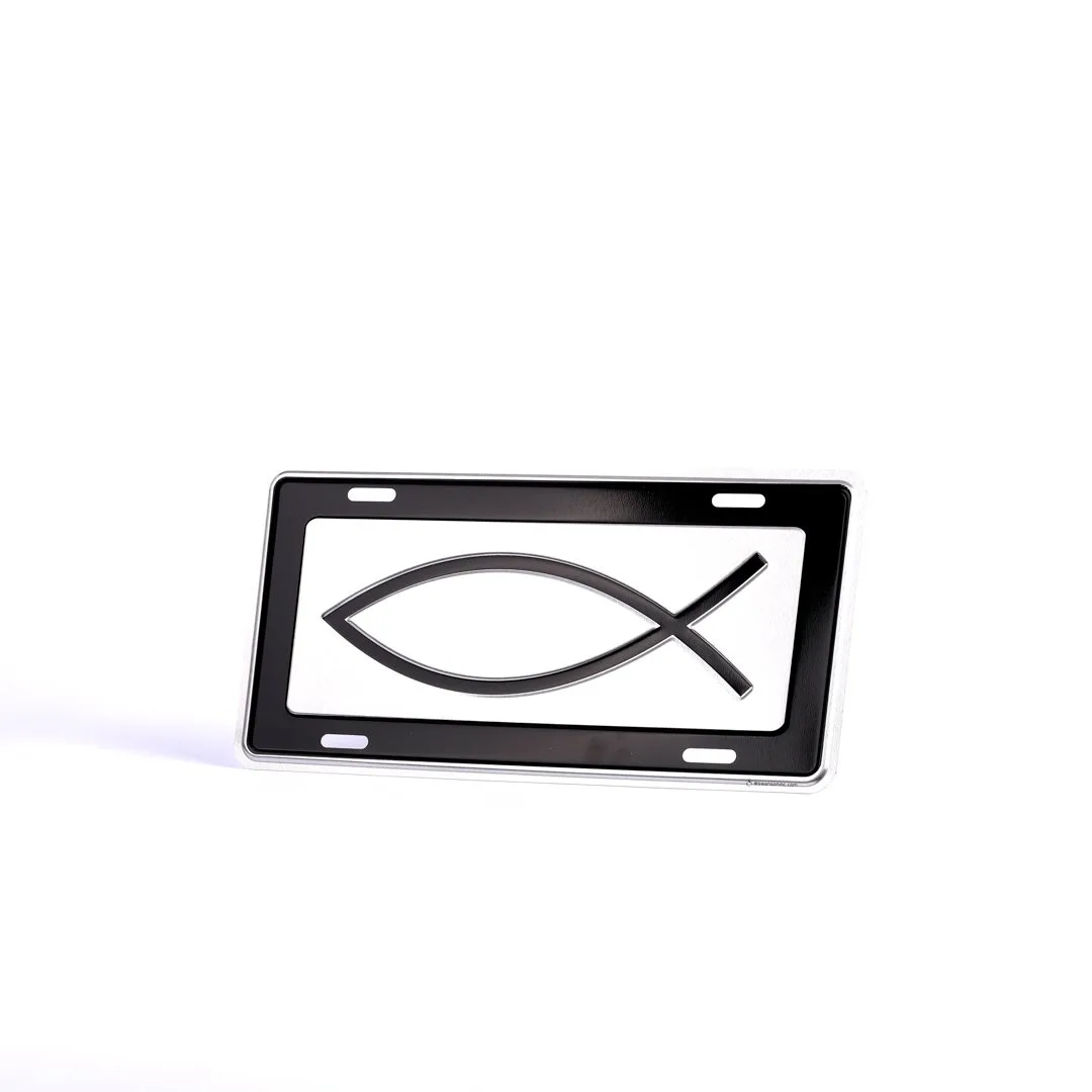Autotag Deluxe - Fish - Silver | Swanson Christian Products