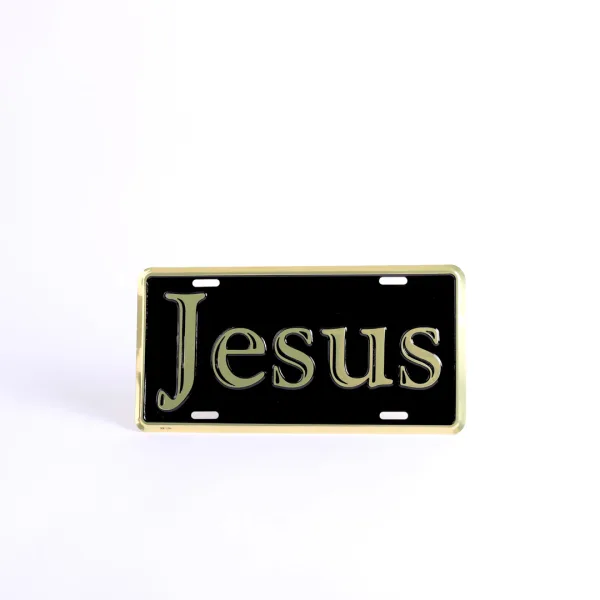 Autotag Deluxe - Jesus - Gold | Swanson Christian Products