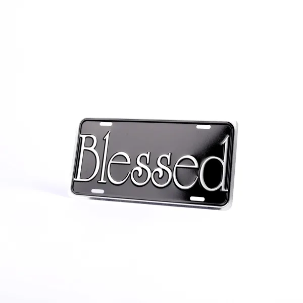 Autotag Deluxe - Blessed - Silver | Swanson Christian Products