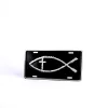 Autotag Deluxe fish Cross Silver- Swanson Christian Products