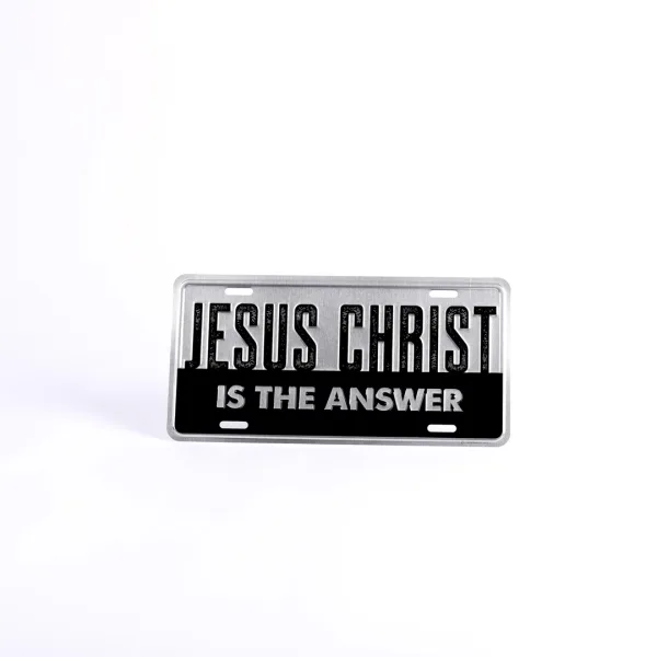 Autotag Deluxe Jesus Christ is the answer- Swanson Christian Products
