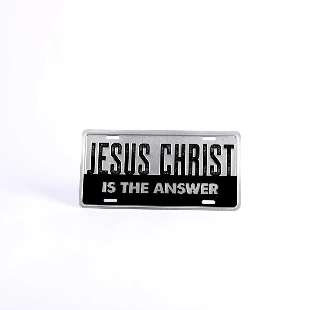 Autotag Deluxe Jesus Christ is the answer- Swanson Christian Products
