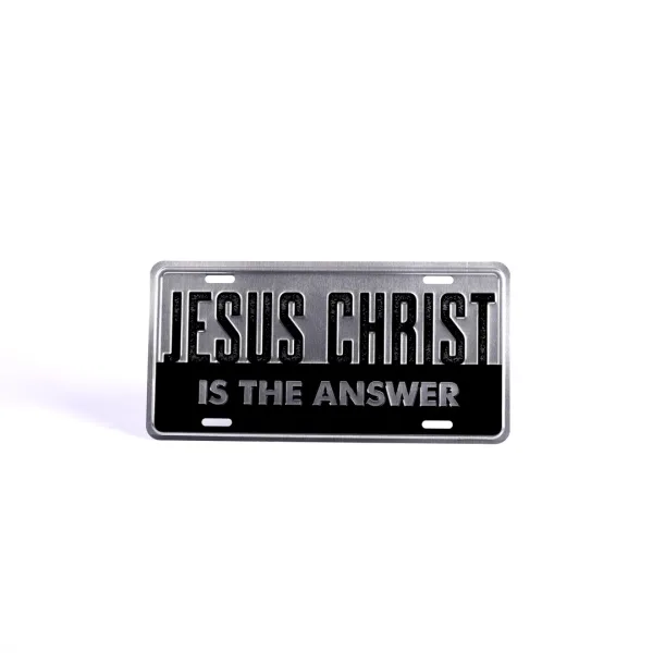 Autotag Deluxe Jesus Christ is the answer- Swanson Christian Products