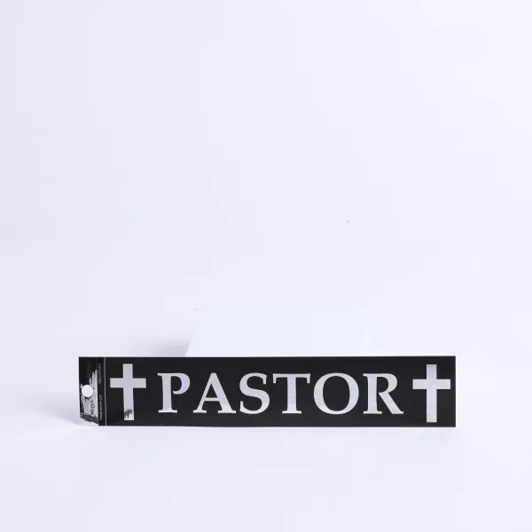 Decal Pastor Chrome Sticker Pk 6 | Swanson Christian Products