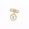 Badge Fancy Round Usher Ethnic Praying Hand Magnet- Swanson Christian Products