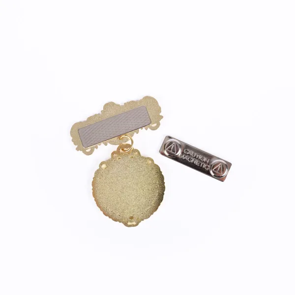 Badge Fancy Round Usher Ethnic Praying Hand Magnet- Swanson Christian Products