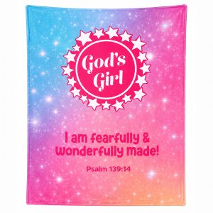 Kid’s Throw Blanket – God’s Girl – 50X60