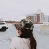side view of gods army camo christian hat