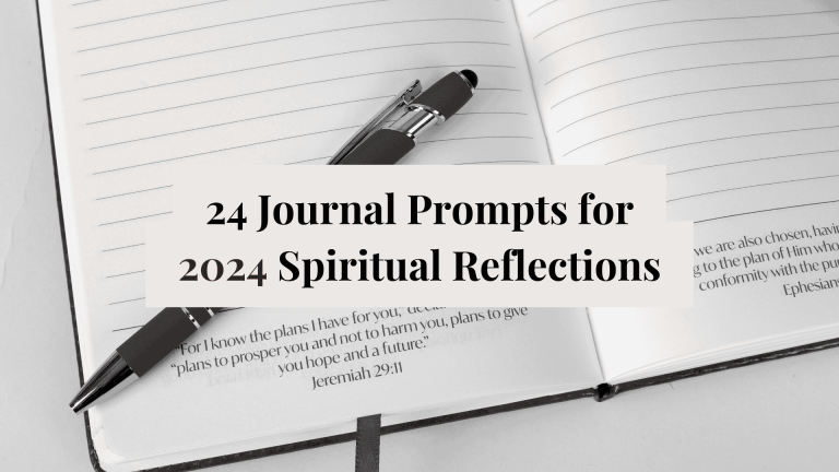 Read more about the article 24 Journal Prompts for 2024 Spiritual Reflections