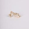 Lapel Pin Jesus Script- Gold- Swanson Christian Products