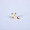 Lapel Pin Budded Cross- Gold- Swanson Christian Products