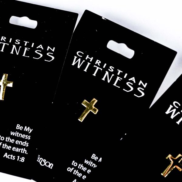 Lapel Pin Cross- Gold- Swanson Christian Products