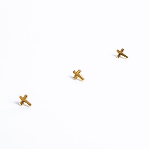 Lapel Pin Cross- Gold- Swanson Christian Products