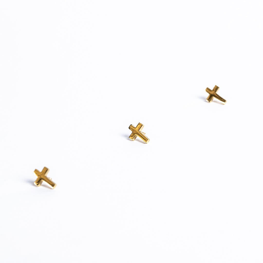 Lapel Pin Cross- Gold- Swanson Christian Products