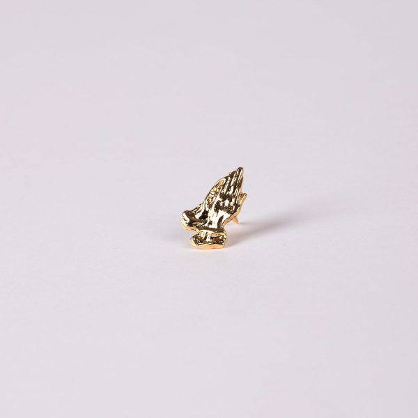 Lapel Pin Praying hands- Gold- Swanson Christian Products
