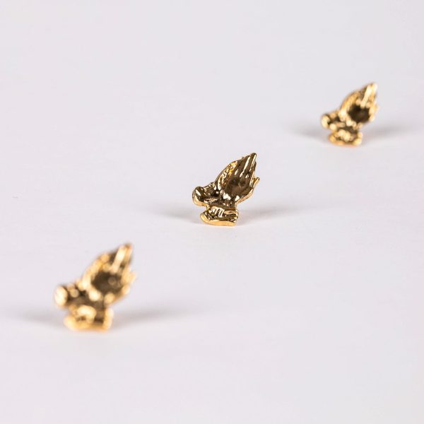 Lapel Pin Praying hands- Gold- Swanson Christian Products