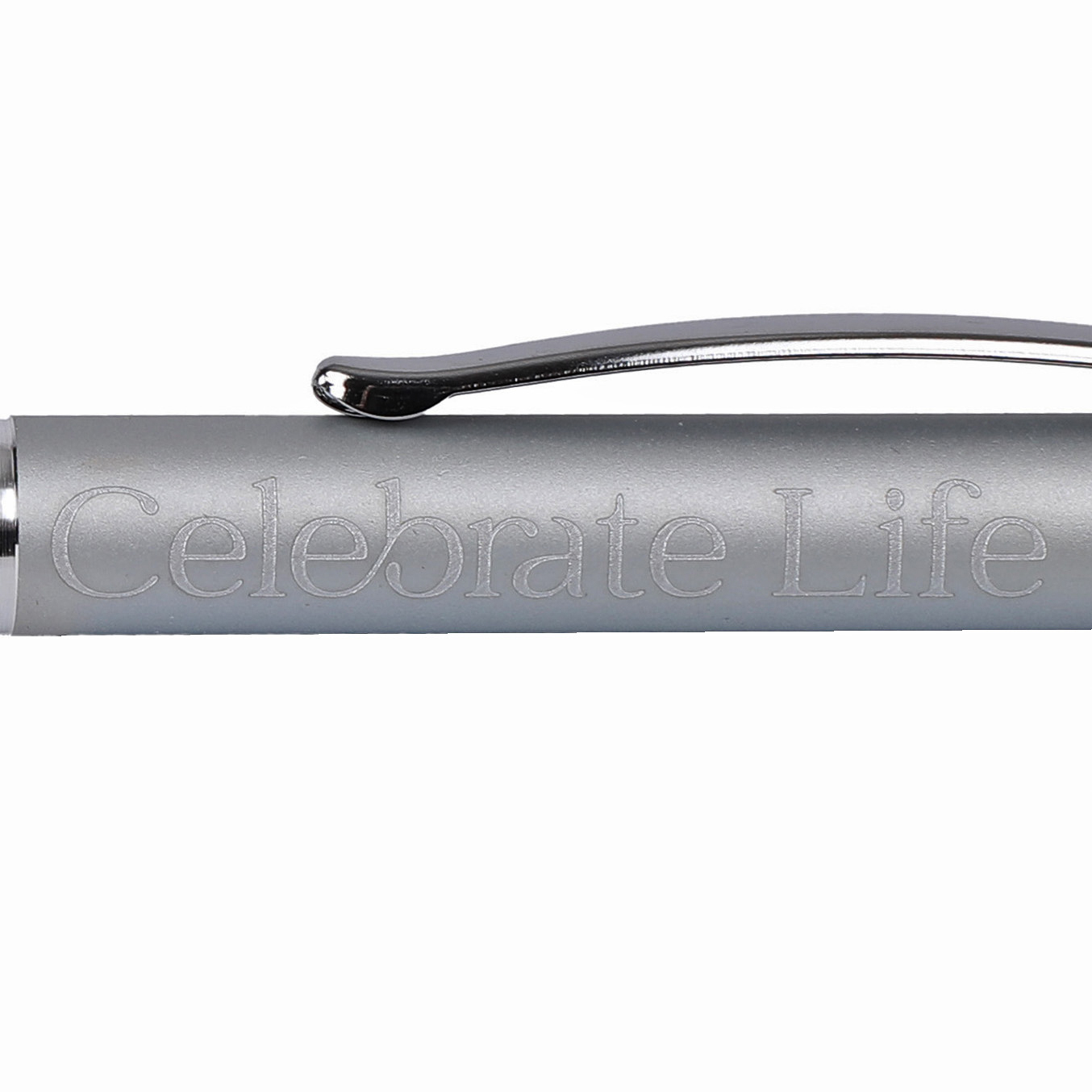 Gift Pen - Diamond Touch Celebrate Life - Silver - Image 2