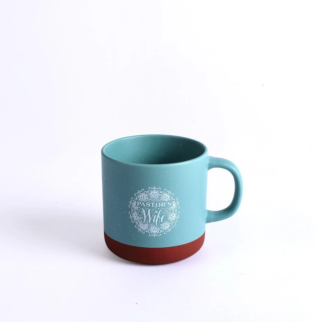 Mug Pastor's Eife 13oz light aqua- Swanson Christian Products