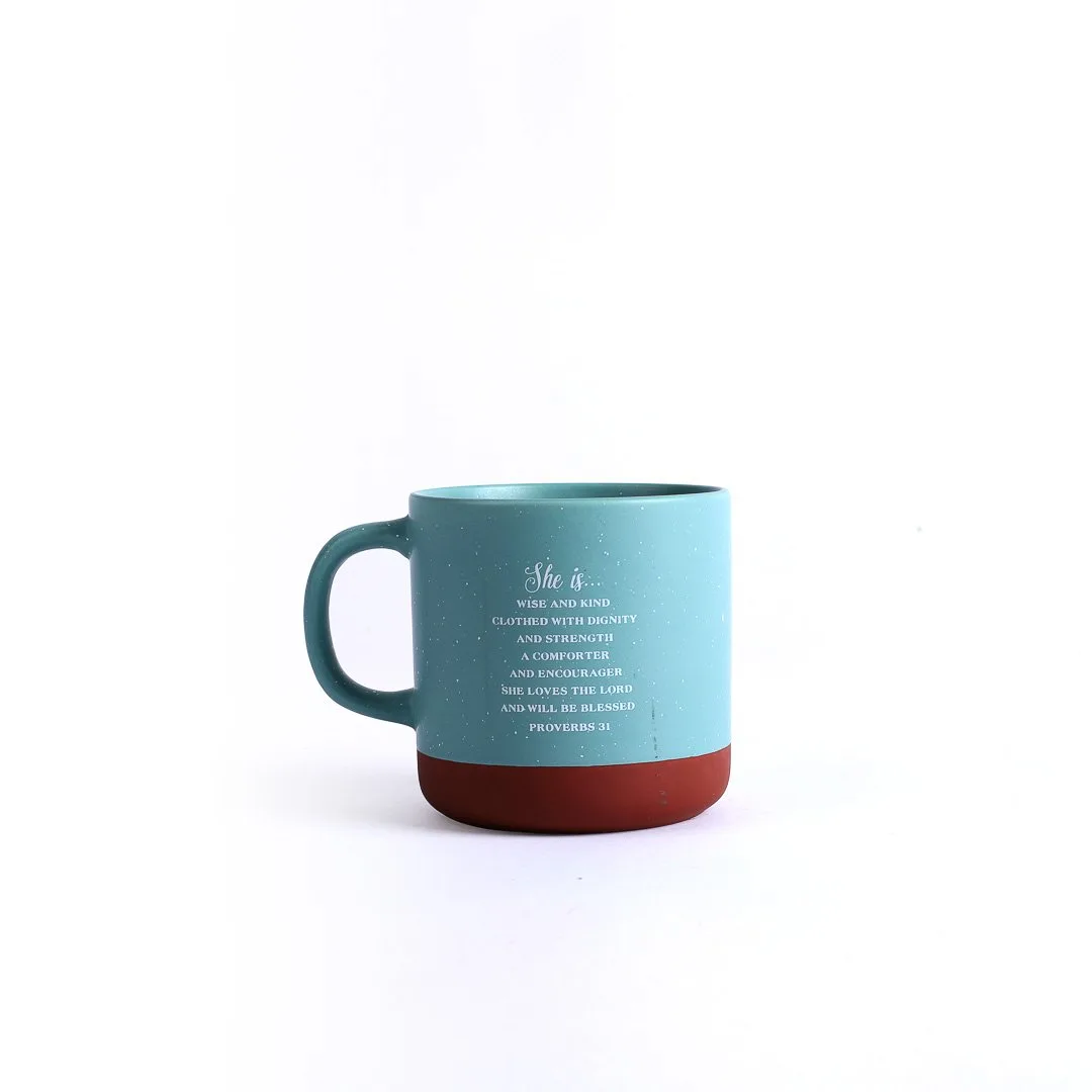 Mug Pastor's Eife 13oz light aqua- Swanson Christian Products