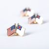 Lapel Pin American/Christian Flag- Gold- Swanson Christian Products