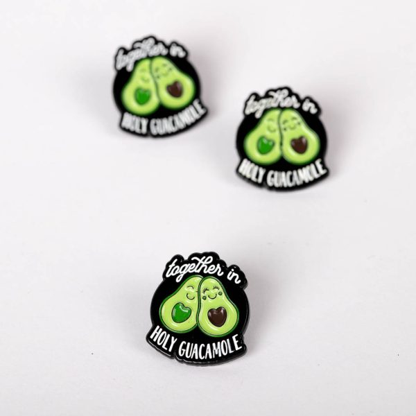 Lapel Pin- together In Holy Guacamole Black- Swanson Christian Products