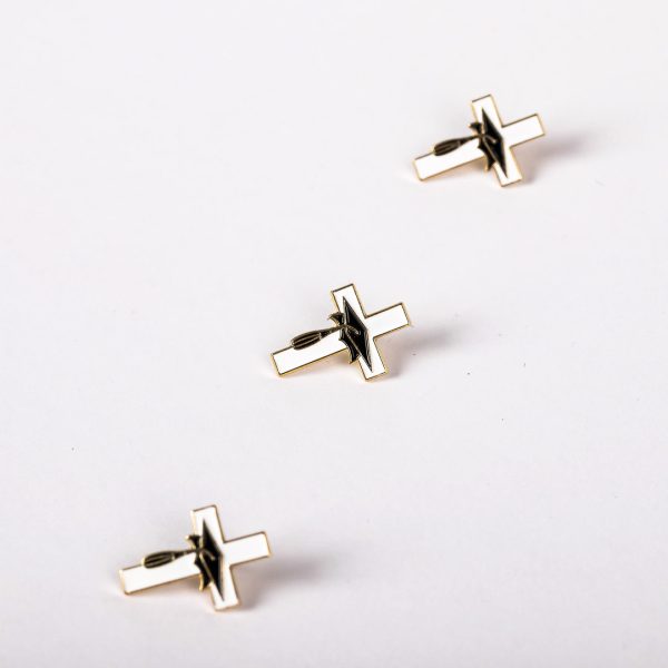 Lapel Pin Cross w/ Graduation Cap- Swanson Christian Products