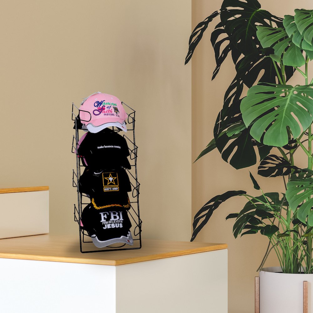 hat and tie displays