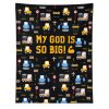 my god is so big kids blanket