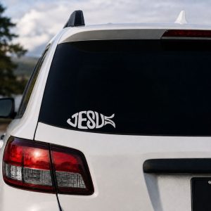 Auto Vinyl Decal – Jesus Fish 6 X 6