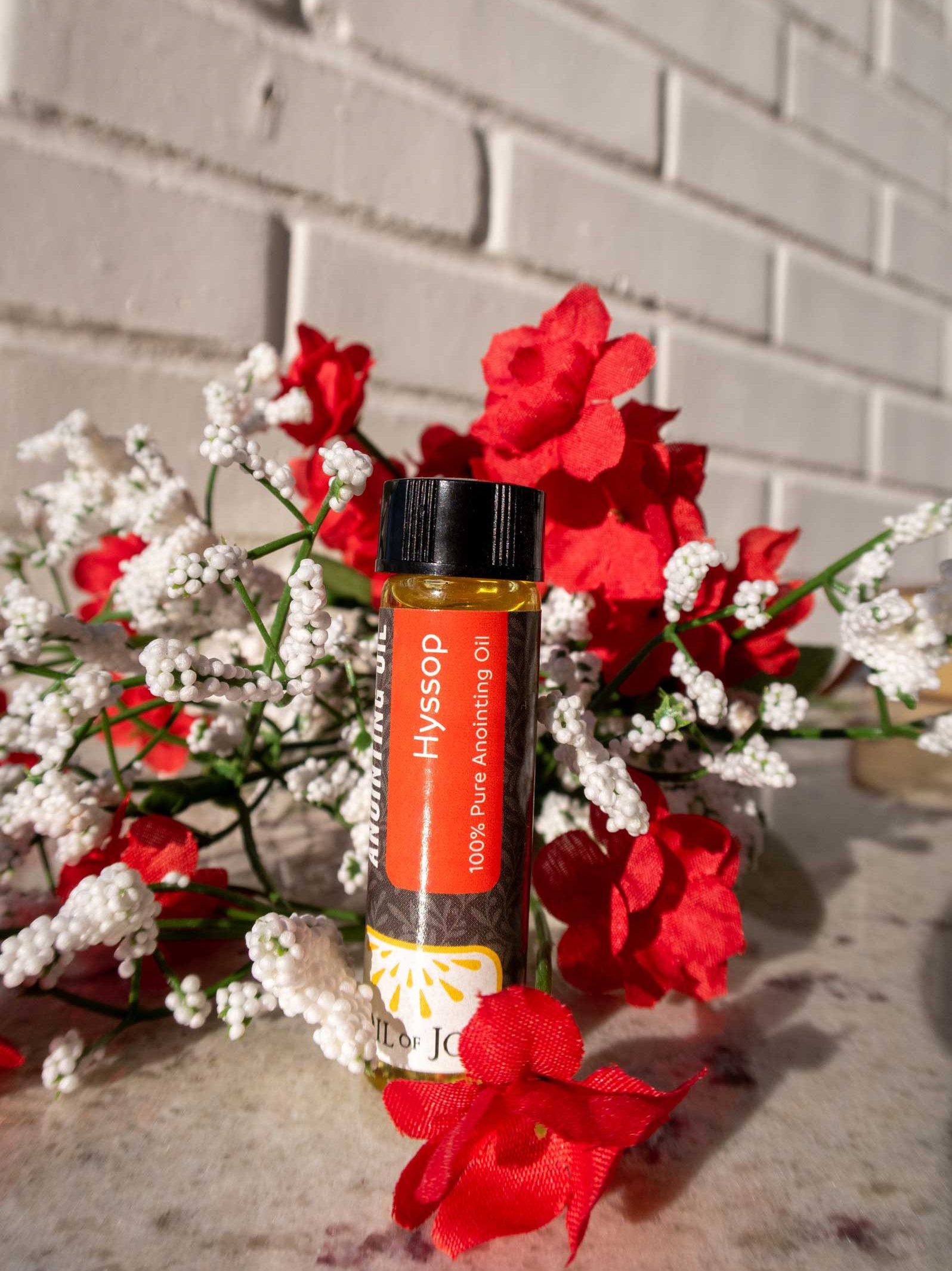 1/4oz of hyssop anointing oil- oil of joy