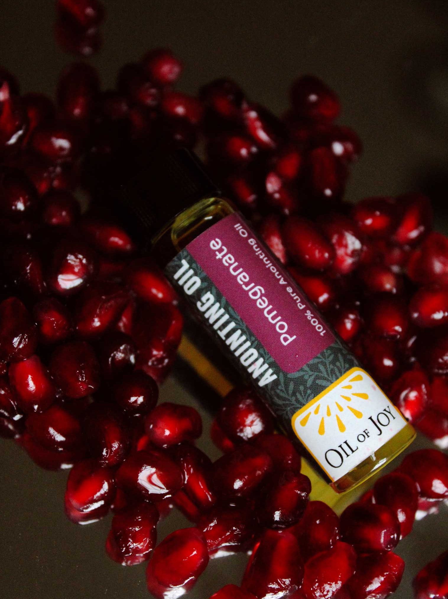 anointing oil - pomegranate - 1/4oz- oil of joy