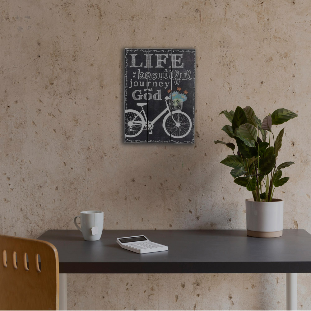 Wall Decor - Wood Slat - Life Is A Beautiful Journey - 12 x 16 - Image 5