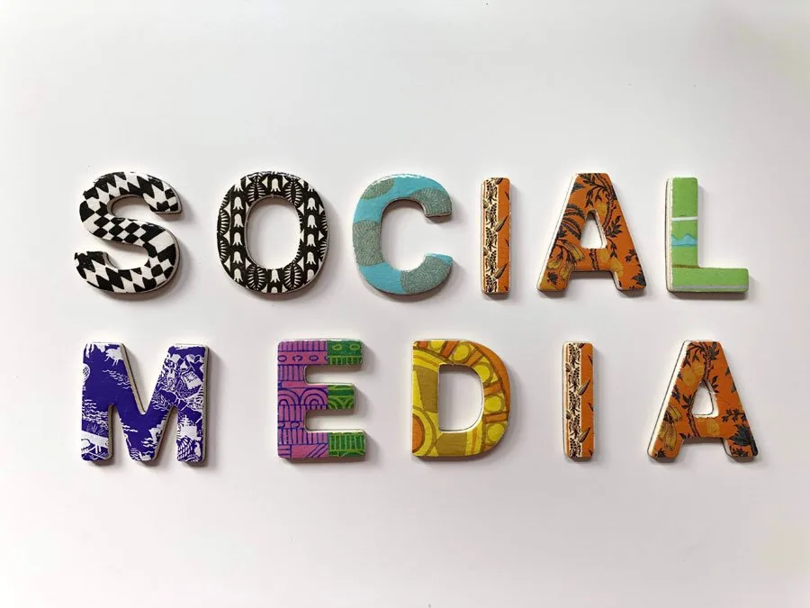 social media presence of store